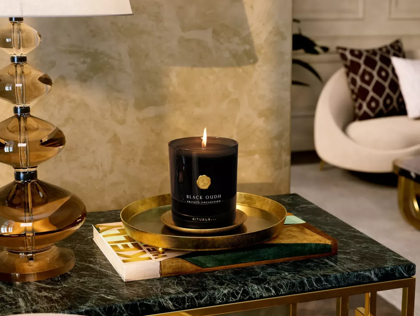 Rituals Candele Profumate|Black Oudh Scented Candle