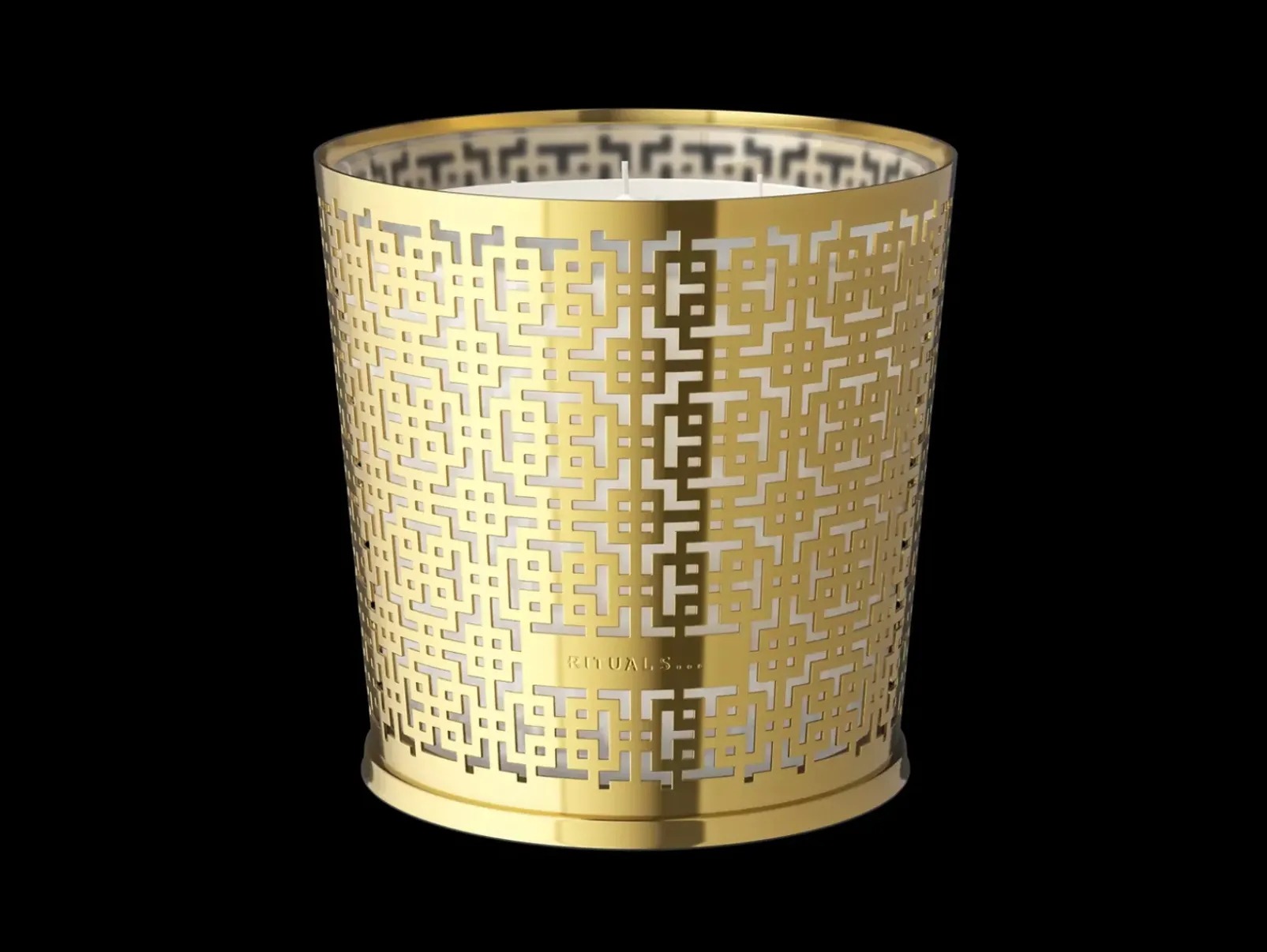 Rituals Candele Profumate|Large Black Oudh Scented Candle With Metal Sleeve