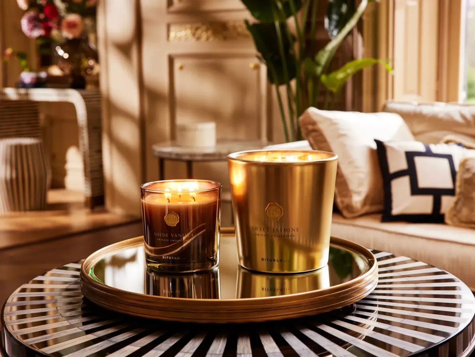 Rituals Candele Profumate|Large Suede Vanilla Scented Candle