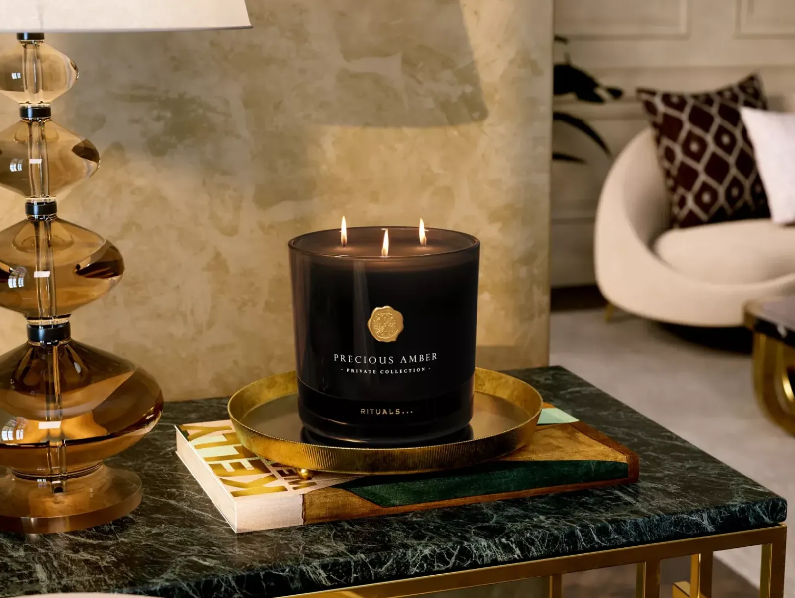 Rituals Candele Profumate|Medium Precious Amber Scented Candle