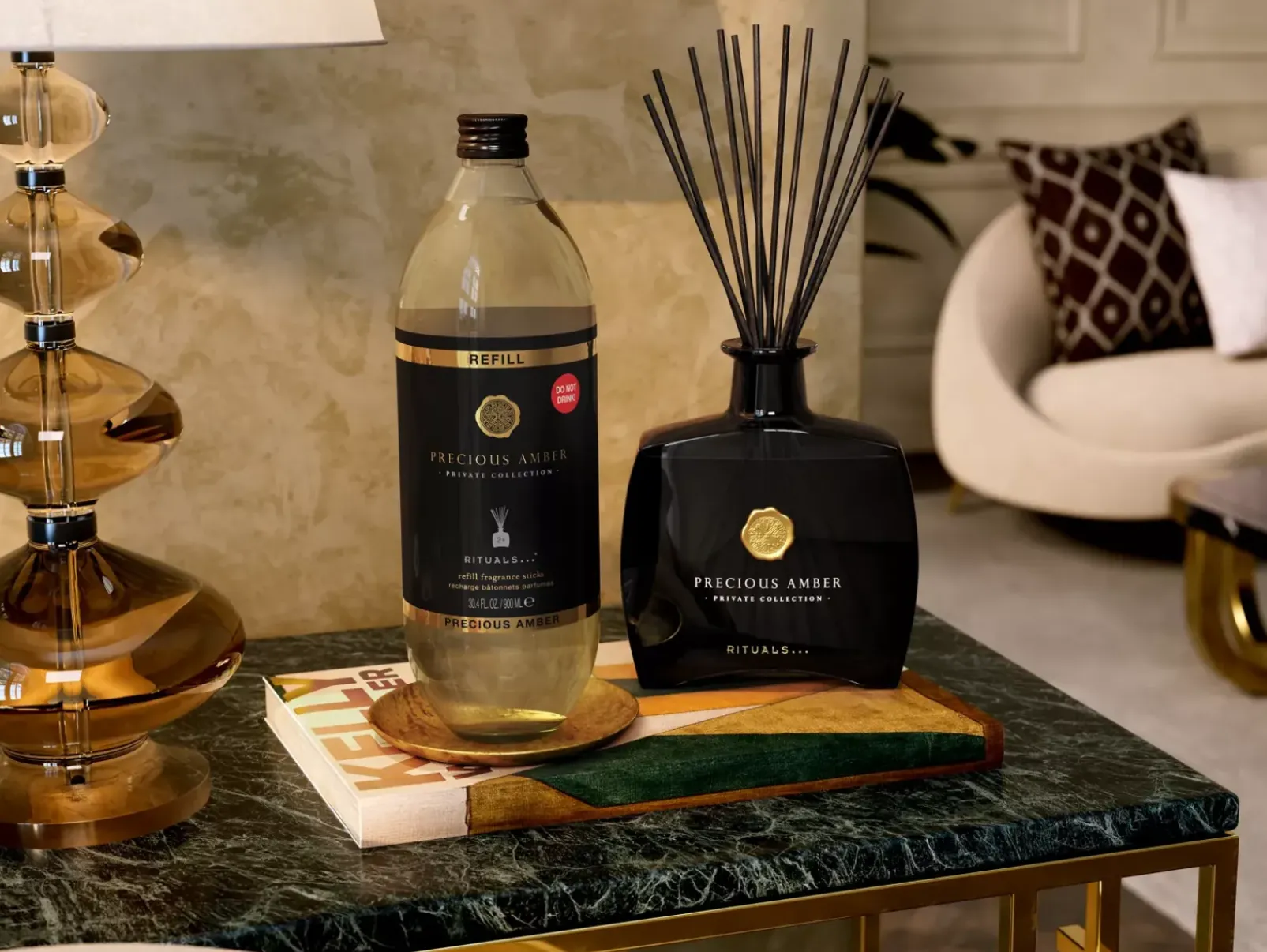 Rituals Bastoncini Profumati|Precious Amber Refill Fragrance Sticks
