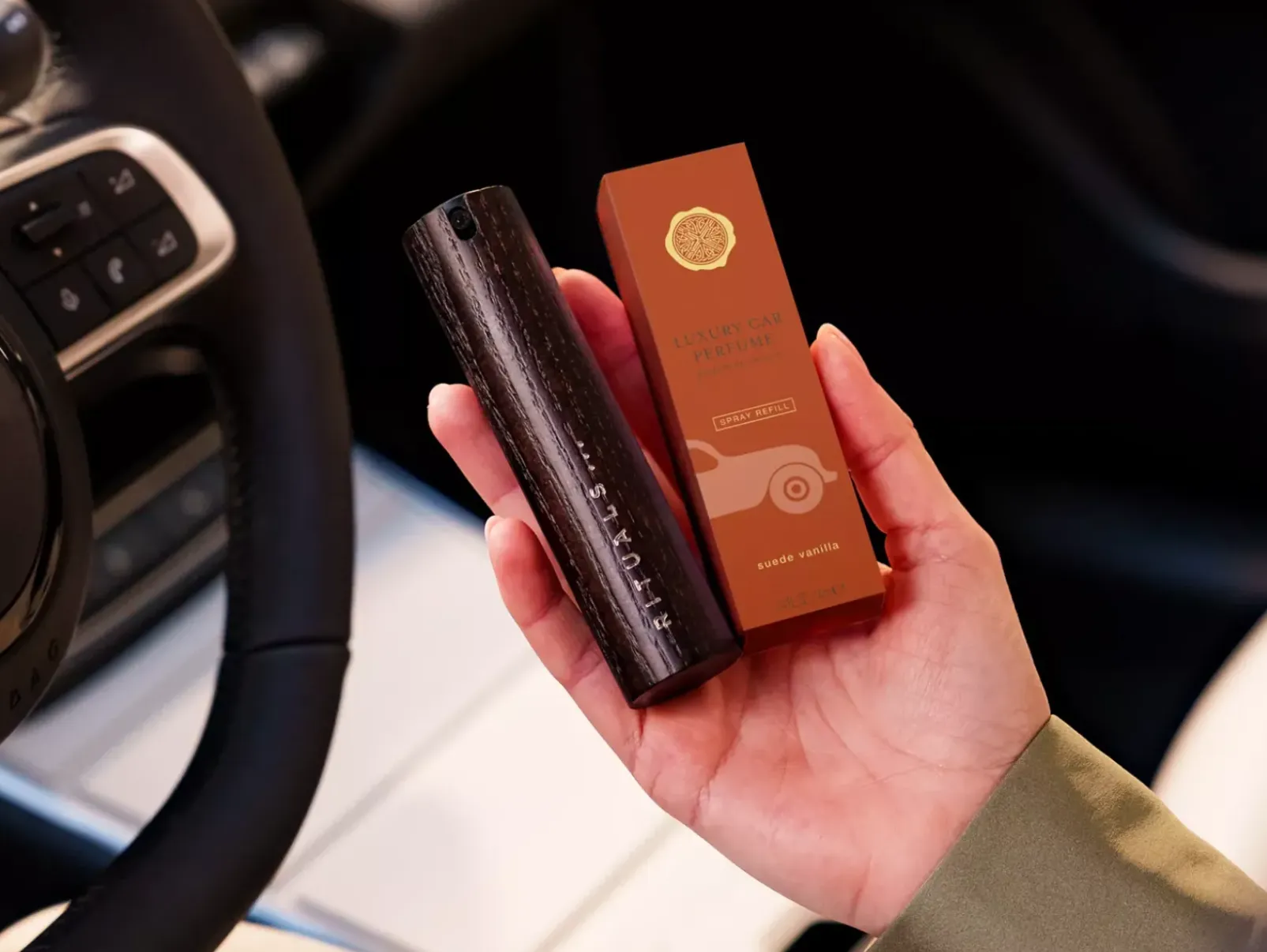 Rituals Fragranze Per Auto|Suede Vanilla Car Perfume