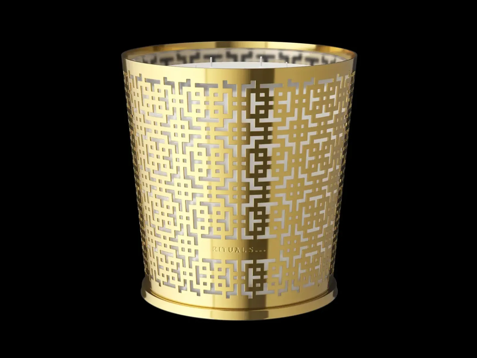 Rituals Candele Profumate|XL Black Oudh Scented Candle With Metal Sleeve